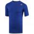 Reebok T-shirt Manche Courte Workout Ready Stacked Logo Solid Compression