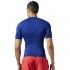 Reebok T-shirt Manche Courte Workout Ready Stacked Logo Solid Compression