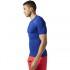 Reebok Workout Ready Stacked Logo Solid Compression Kurzarm T-Shirt