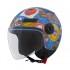Shiro helmets SH-62 Travelstamps Open Face Helmet