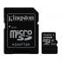 Kingston Tarjeta Memoria Standard Micro SD Class 10 256GB+Adaptador SD
