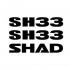 Shad SH33 Side Stickers Set