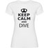 Kruskis Camiseta de manga corta Keep Calm and Dive