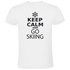 Kruskis Keep Calm and Go Skiing kortarmet t-skjorte
