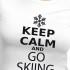 Kruskis Keep Calm And Go Skiing short sleeve T-shirt