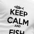 Kruskis Keep Calm And Fish kortarmet t-skjorte