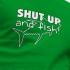 Kruskis Shut Up And Fish T-shirt med korta ärmar