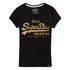 Superdry T-Shirt Manche Courte Vintage Logo Emboss Glitter
