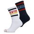 Superdry Striped Cali Socks 2 Pairs