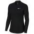 Nike CourPure Half Zip Langarm T-Shirt