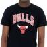 New era T-shirt à Manches Courtes Team Logo Chicago Bulls