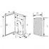 Nuova rade Acople Case Shower With Lid