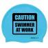 Buddyswim Touca Natação Caution Swimmer At Work Silicone