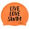 Buddyswim Live Love Swim Silicone swimming cap