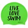 Buddyswim Live Love Swim Silicone swimming cap