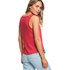Roxy Camiseta Sin Mangas Red Lines Color