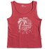 Roxy Red Lines Color Sleeveless T-Shirt
