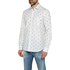 Replay All Over Printed Cotton Popeline Long Sleeve Shirt