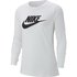 Nike Sportswear Essential Icon Futura T-shirt med lång ärm