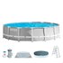 Intex Pool Prisma Frame Round Above Ground With Filter