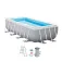 Intex Prisma Frame Rectangular Above Ground With Filter 직사각형 튜브 풀
