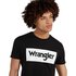 Wrangler Logo kortarmet t-skjorte