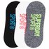 Superdry Calcetines Coolmax Invisible 3 Pares