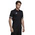 adidas Team 19 Long Kurzarm-Poloshirt