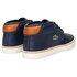 Lacoste Blue & Brown Ankle trainers