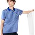 Lacoste Sport Pocket Breathable Striped Golf Kurzarm Poloshirt