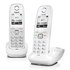 Gigaset Téléphone Fixe Sans Fil AS405 Duo