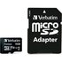 Verbatim Premium Micro SD Class 10 16 ГБ+SD Адаптер объем памяти Визитная Карточка