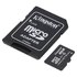 Kingston Temperature Micro SD Class 1 8 GB + SD Προσαρμογέας Μνήμη Κάρτα