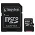 Kingston Canvas Select Micro SD Class 10 64 GB + SD Adapter Hukommelse Kort