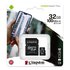 Kingston Canvas Select Plus Micro SD Class 10 32 GB + SD Adapter Hukommelse Kort