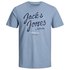 Jack & jones Logo O-Neck 2 Colors Slim Fit Short Sleeve T-Shirt
