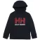 Helly hansen Logo tröja med huva