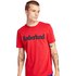 Timberland Kennebec River Brand Regular Linear Short Sleeve T-Shirt