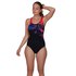 Speedo ColourRays Placement Powerback Swimsuit
