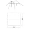Robens 3x3 m plandeka