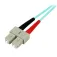 Startech 10 GB Aqua Fiber Patch Cable LC/SC 2m