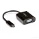 Startech -Zwarte USB-C-naar-VGA-adapter