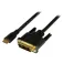 Startech Mini HDMI do DVI-D -M/M kabel 1m