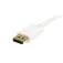 Startech Cable Mini DP blanc a DP 1.2 2m