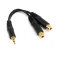 Startech 6´´ Stereo Splitter 3.5 to 2x 3.5 cable