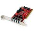 Startech 4-porters PCI USB 3.0-kort med SATA-strøm
