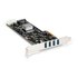 Startech Tarjeta PCIe USB 3.0 de 4 puertos con 4 canales