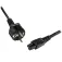 Startech Cable d´alimentació C5 per a portàtil-Schuko CEE7 1m
