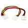 Startech LP4 auf 2x LP4 Power Y-Kabel