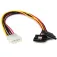 Startech 12´´ LP4 til 2x latching SATA Y-kabel